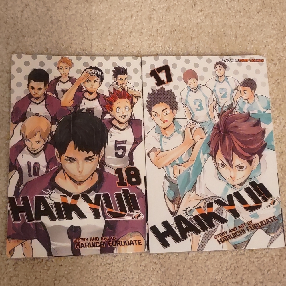 Haikyuu!! Volumes 17 & 18 Manga Set